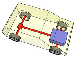 Four wheel drive, front engine
