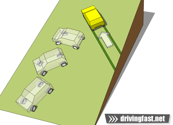 Side slope slide recovery